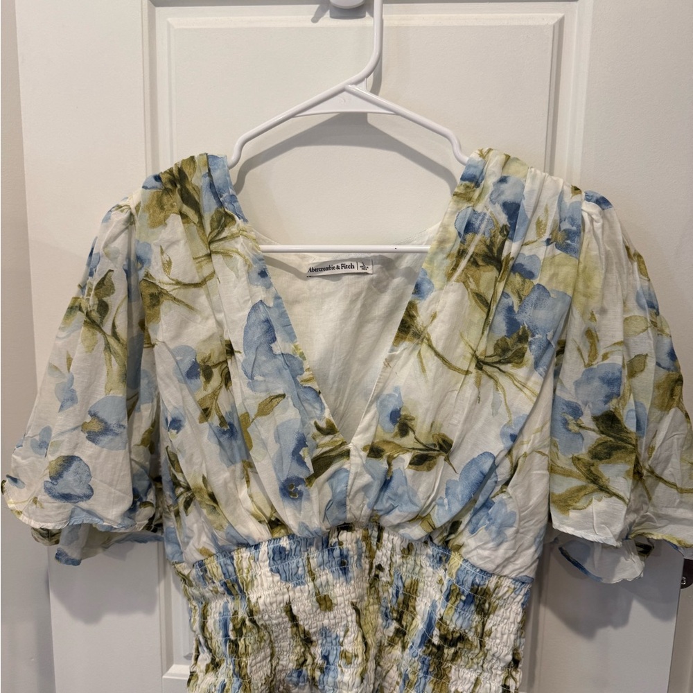 Floral Puff Sleeve Blouse